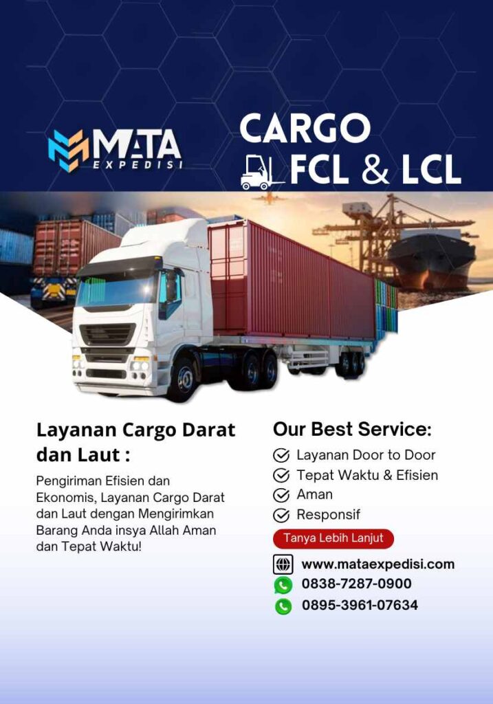 Logistics cargo LCL dan FCL Service