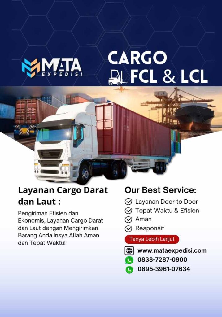 Logistics cargo LCL dan FCL Service_